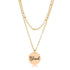 Delicate Gold Plated Necklace Blessed