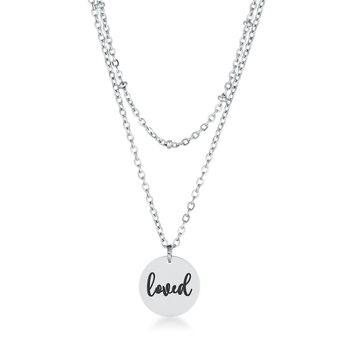 Delicate Silver Plated Necklace Loved by Avera Group
