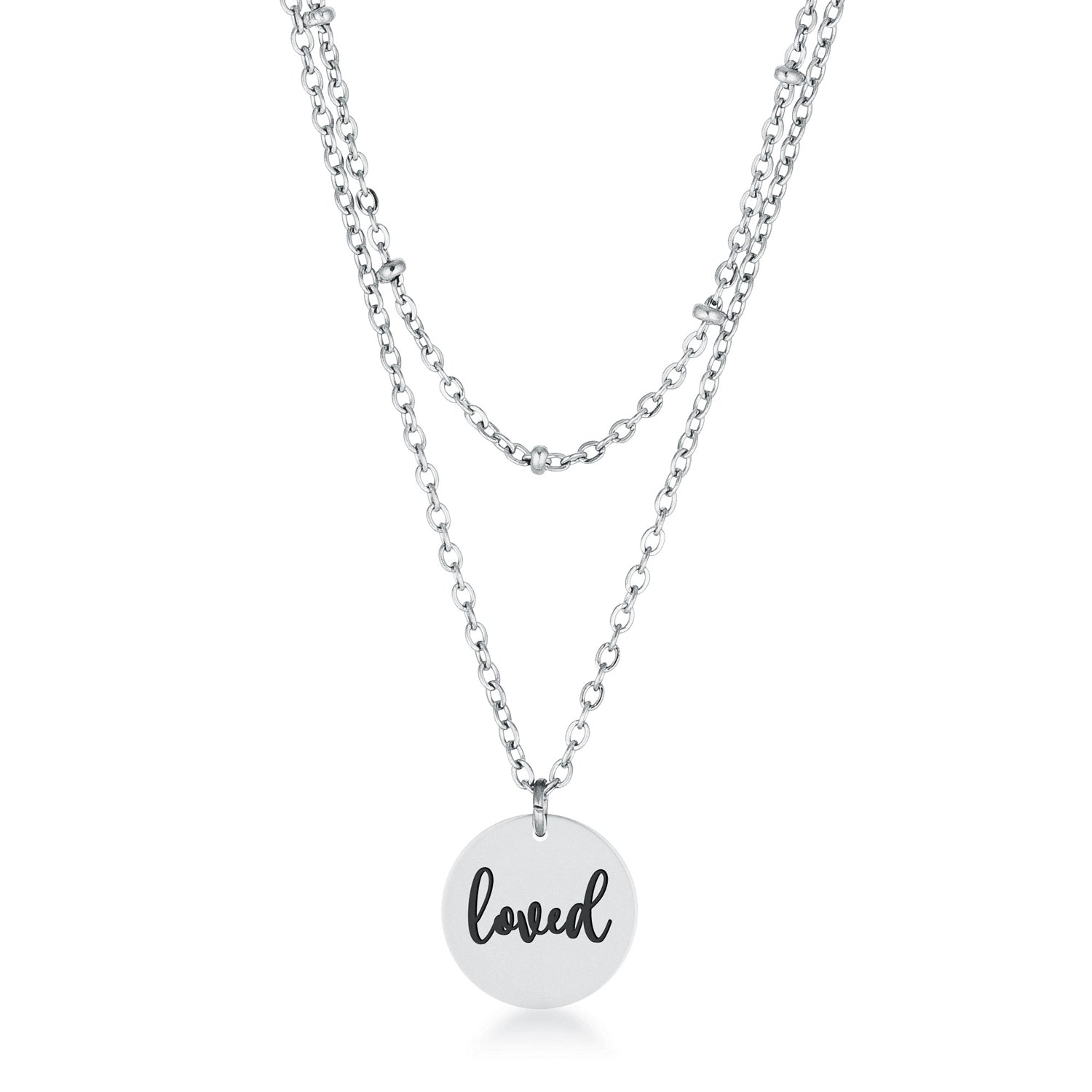 Delicate Silver Plated Necklace Loved by Avera Group
