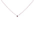 Sterling Silver Rhodolite Enamel Bead Chain Necklace 18 Inch by Bids.com