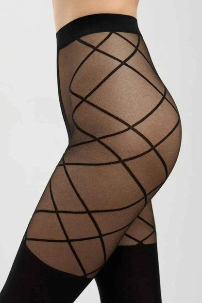 Fantasy Tights Conte Concept - Knee-highs with Diamonds