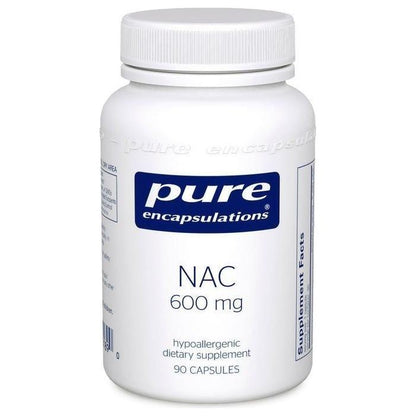 Pure Encapsulations NAC 600mg - 90 Capsules by Pasteur Pharmacy
