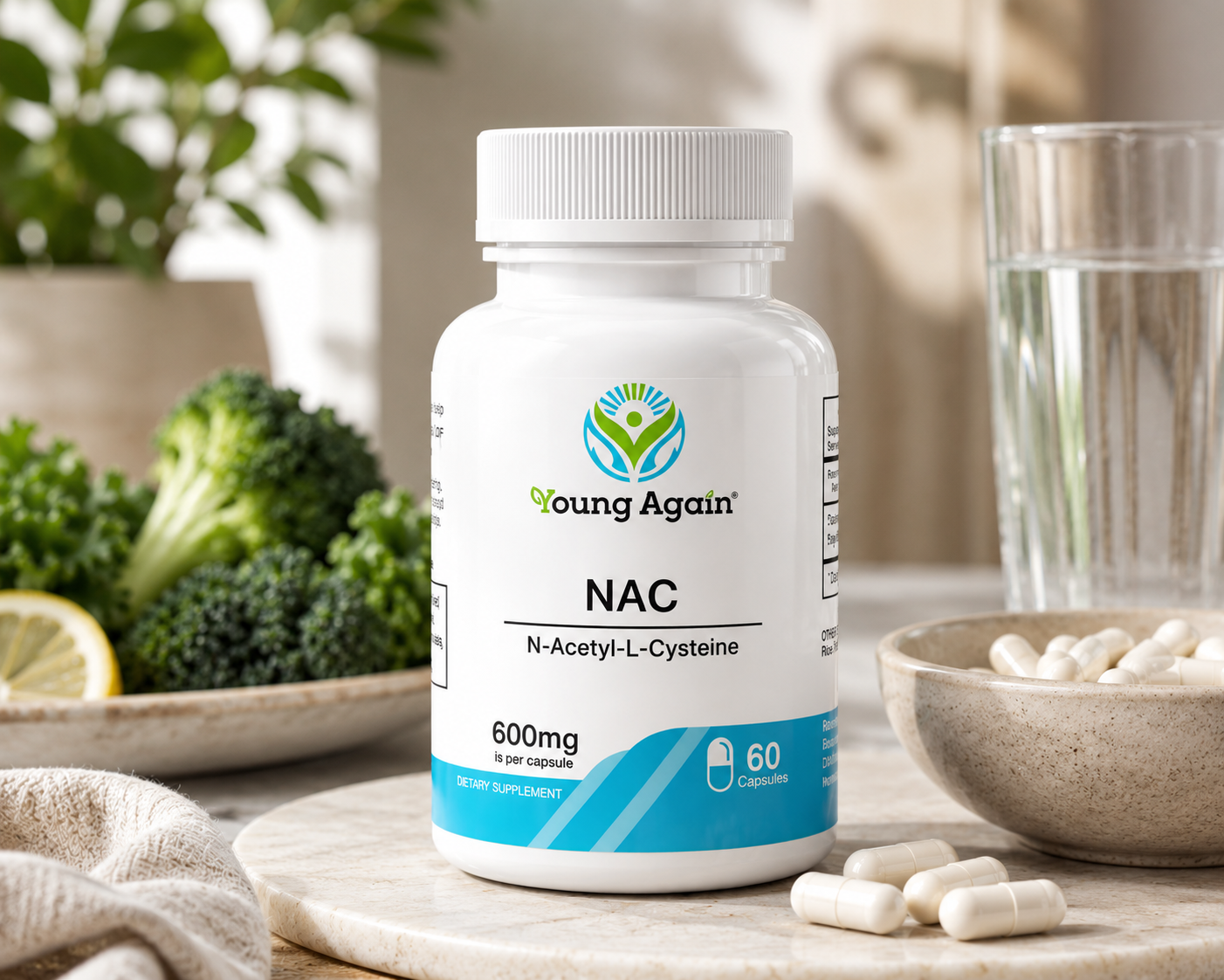 N-Acetyl-Cysteine (NAC) by Young Again
