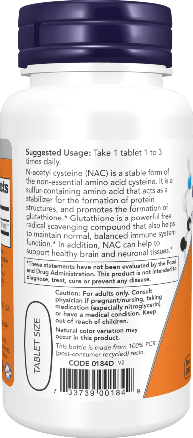 NAC 1000mg by Country Life Natural Foods
