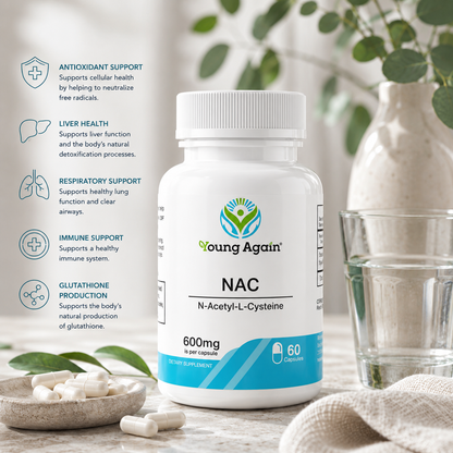 N-Acetyl-Cysteine (NAC) by Young Again