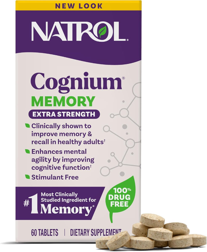 Natrol Cognium Extra Strength 200mg Tablets – 60ct by Top Vita Shop