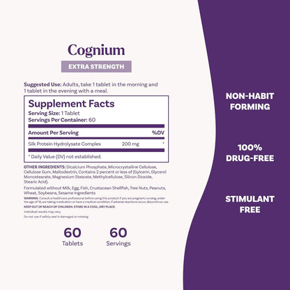 Natrol Cognium Extra Strength 200mg Tablets – 60ct by Top Vita Shop