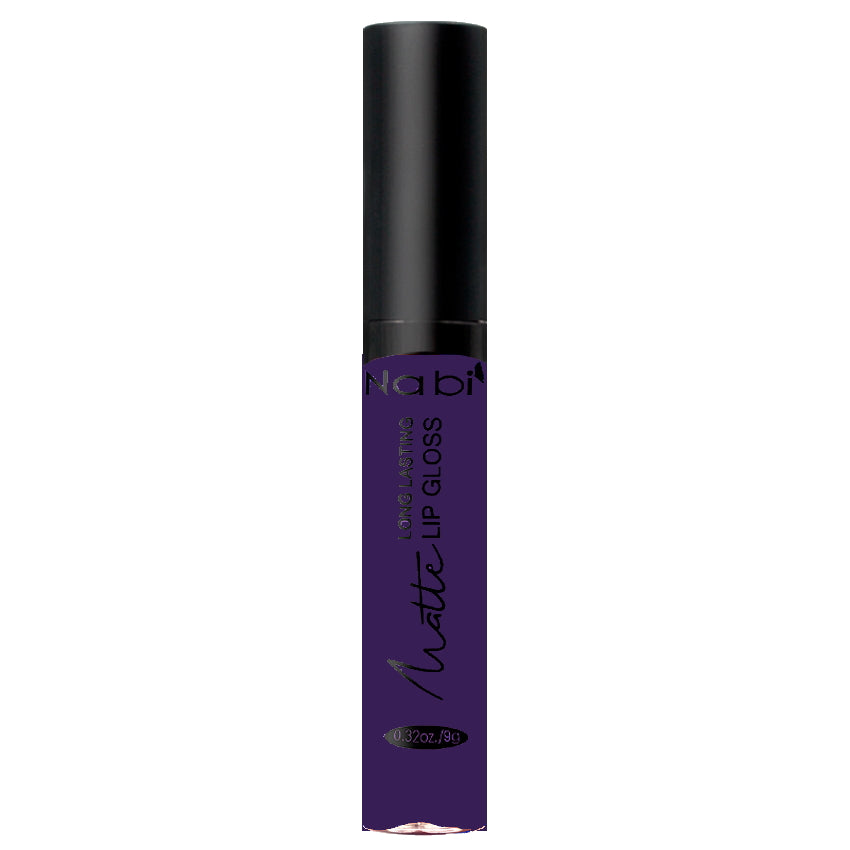 Nabi Cosmetics Matte Lip Gloss - Dark Plum 