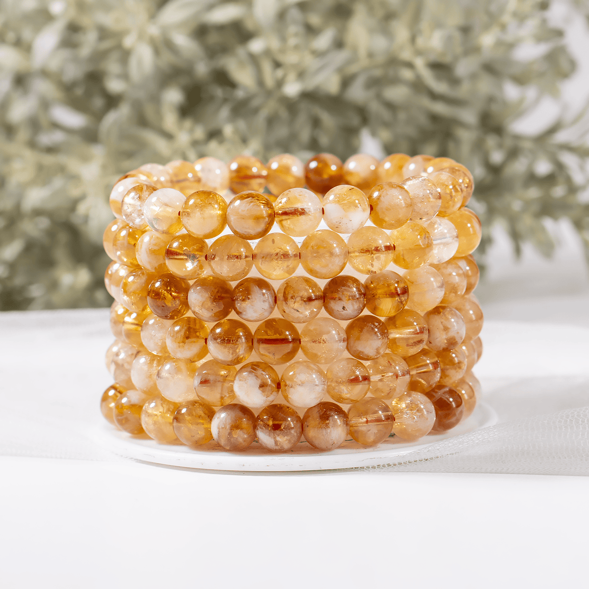 Natural Citrine Bracelet(Luck And Good Fortune).  DestGlow