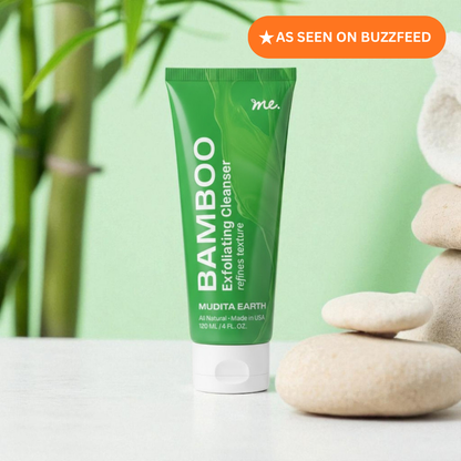 Bamboo Microdermabrasion Exfoliating Cleanser by Mudita Earth