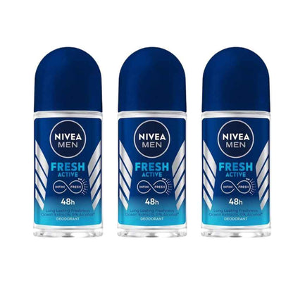 Nivea Men Fresh Active Deo Roll On 48 H Freshness