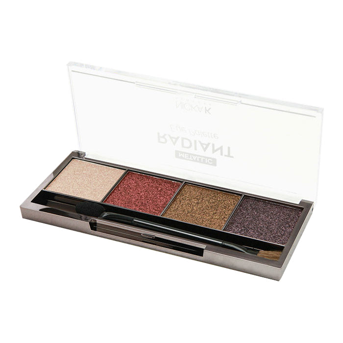 Nicka K Metallic Radiant Eye Palette - Moon 