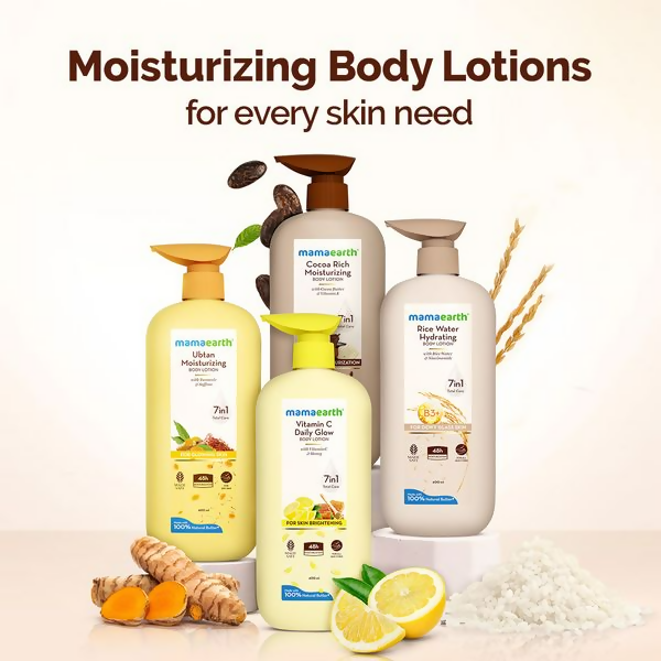 Mamaearth Cocoa Rich Moisturizing Body Lotion with Cocoa Butter &amp; Vitamin E