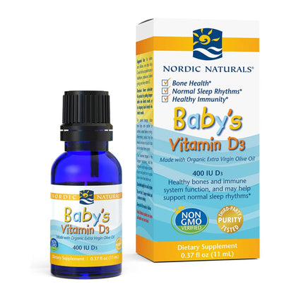 Nordic Naturals Baby’s Vitamin D3 Drops – Unflavored | 400 IU | 0.37 oz by Top Vita Shop