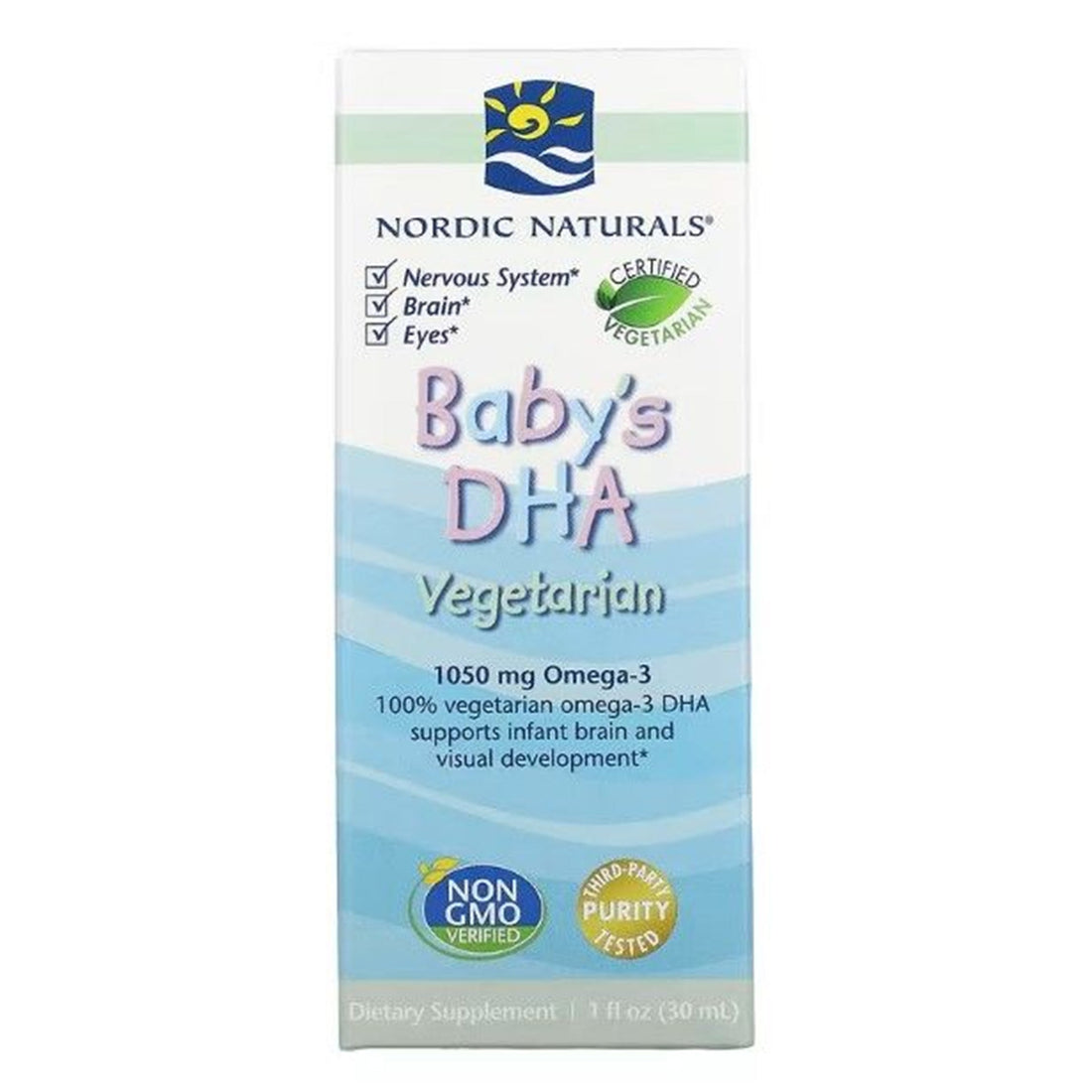 Nordic Naturals Baby’s DHA Vegetarian – 1 fl oz (30 ml) by Top Vita Shop