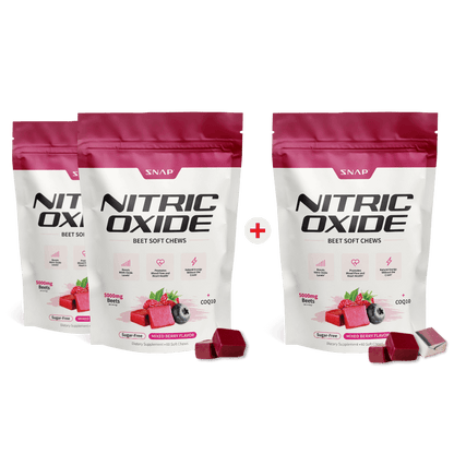 Nitric Oxide Beet Soft Chews - Buy 2, Get 1 Free! by Snap Supplements