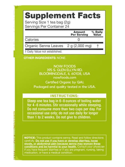 Herbal Tea, NOW by Country Life Natural Foods