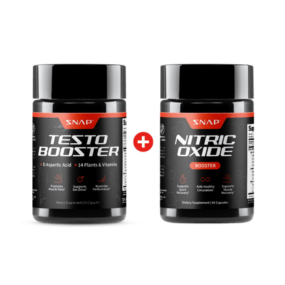 Testo Booster + Nitric Oxide BOGO by Snap Supplements