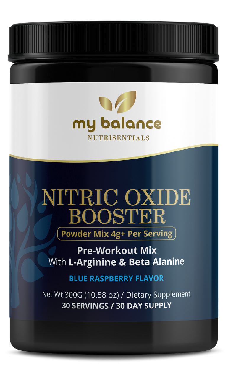 Nitric Oxide Booster Powder Mix – Blue Raspberry Flavor