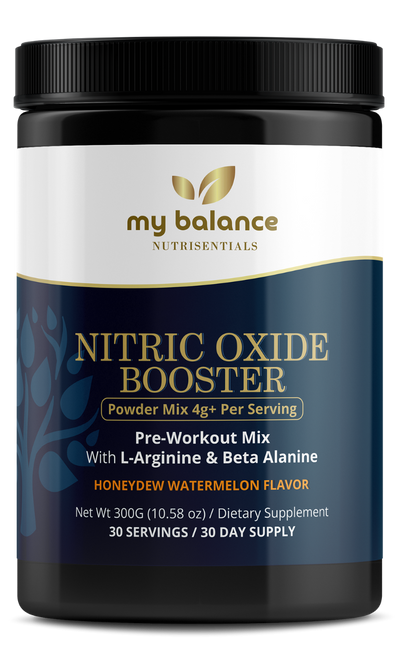 Nitric Oxide Booster Powder Mix – Honeydew/Watermelon Flavor
