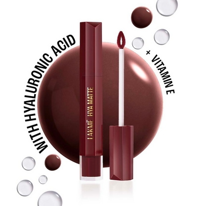 Lakme 9to5 Hya Matte Liquid Lipstick + Hyaluronic Acid - Afterhours Wine