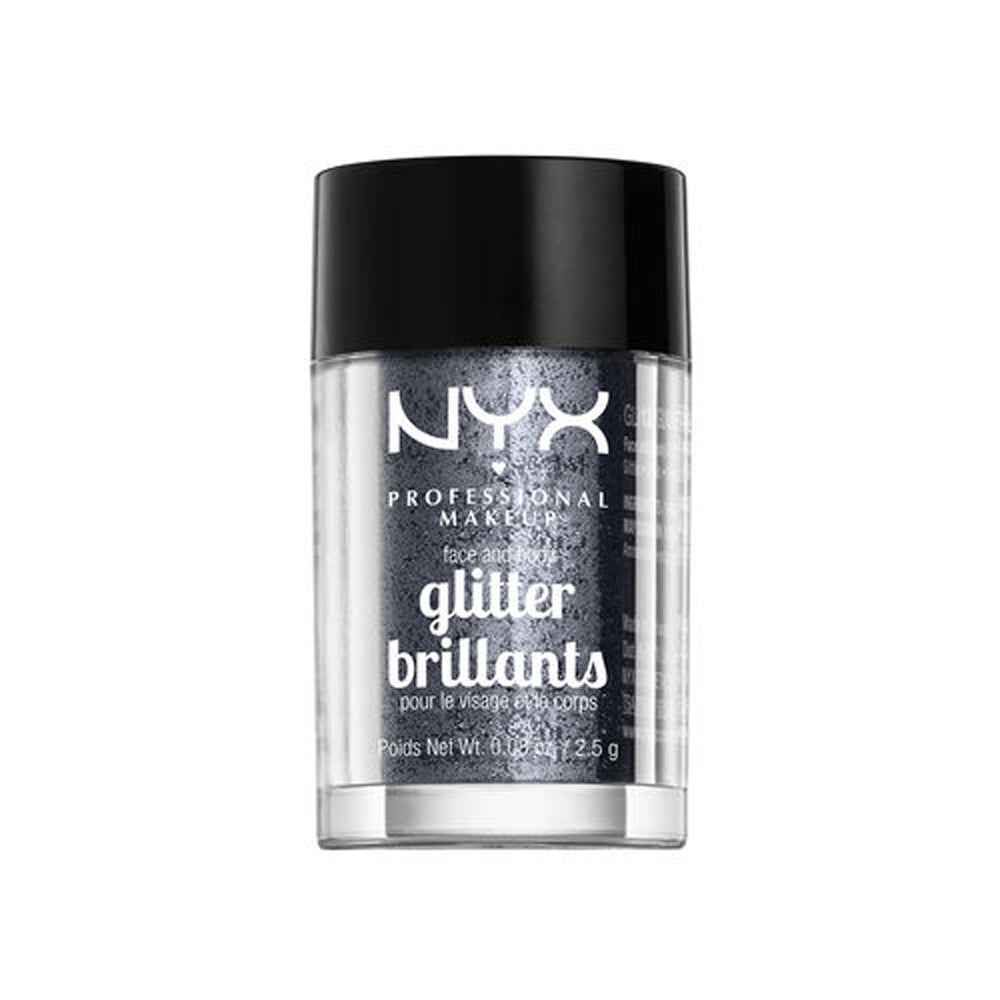 NYX Face &amp; Body Glitter - 12 Gunmetal