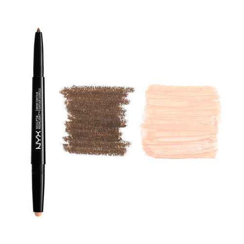 NYX Sculpt &amp; Highlight Brow Contour - 03 Soft Brown / Rose