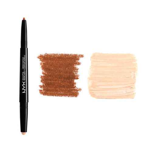NYX Sculpt &amp; Highlight Brow Contour - 04 Soft Pink / Auburn