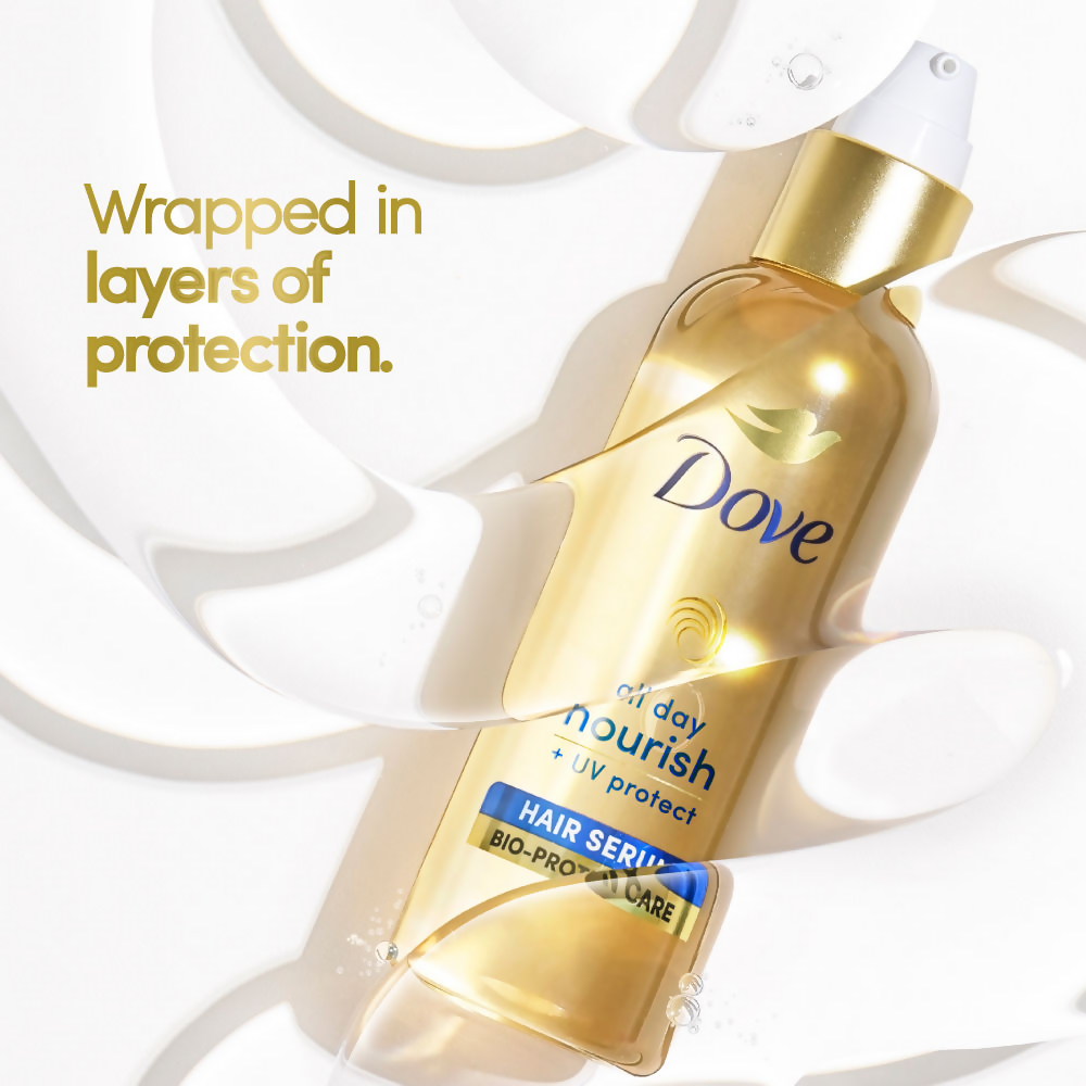 Dove All Day Nourish + UV Protect Hair Serum With Bio Protein Care