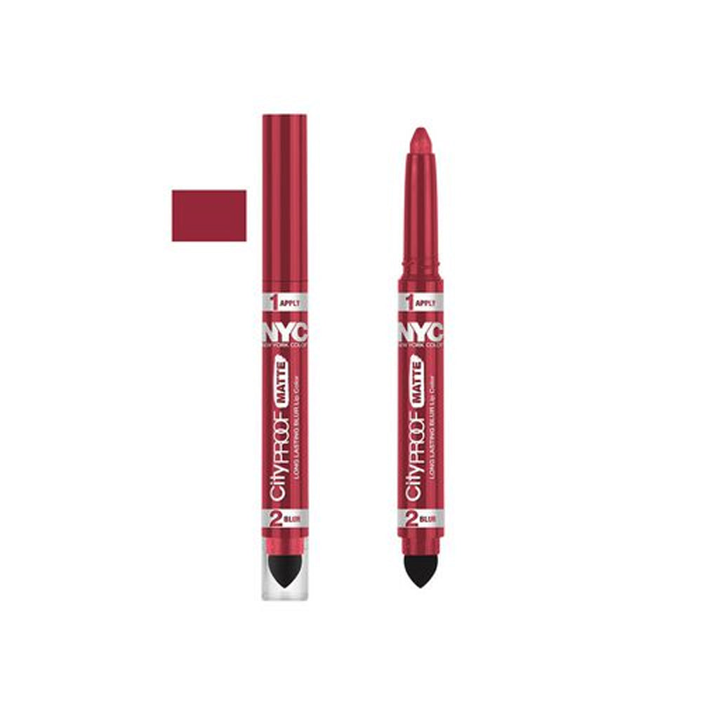 NYC City Proof Matte Blur Lip Color - Red High Line 