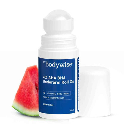 BeBodywise 4% AHA BHA Underarm Roll On - Watermelon