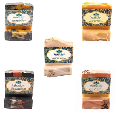 Nailah's Shea Top-5 Handcrafted Shea Butter Soaps