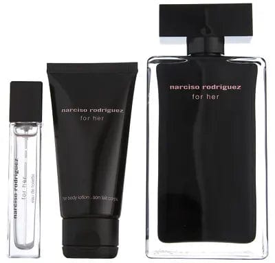Narciso Rodriguez For Her Eau De Toilette (3pc Gift Set) by perfumesandrea