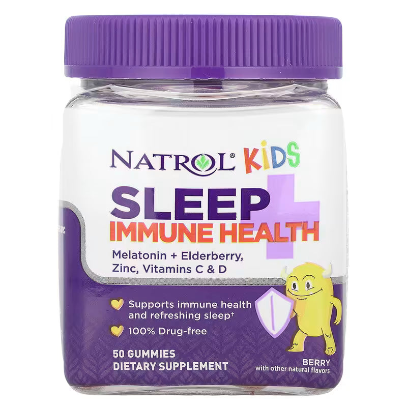 Natrol Kids Sleep+ Immune Health Gummies – Berry | 50ct by Top Vita Shop