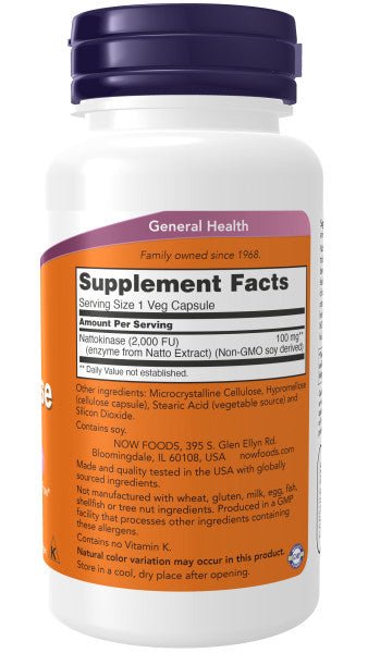 Nattokinase 100 mg by Country Life Natural Foods