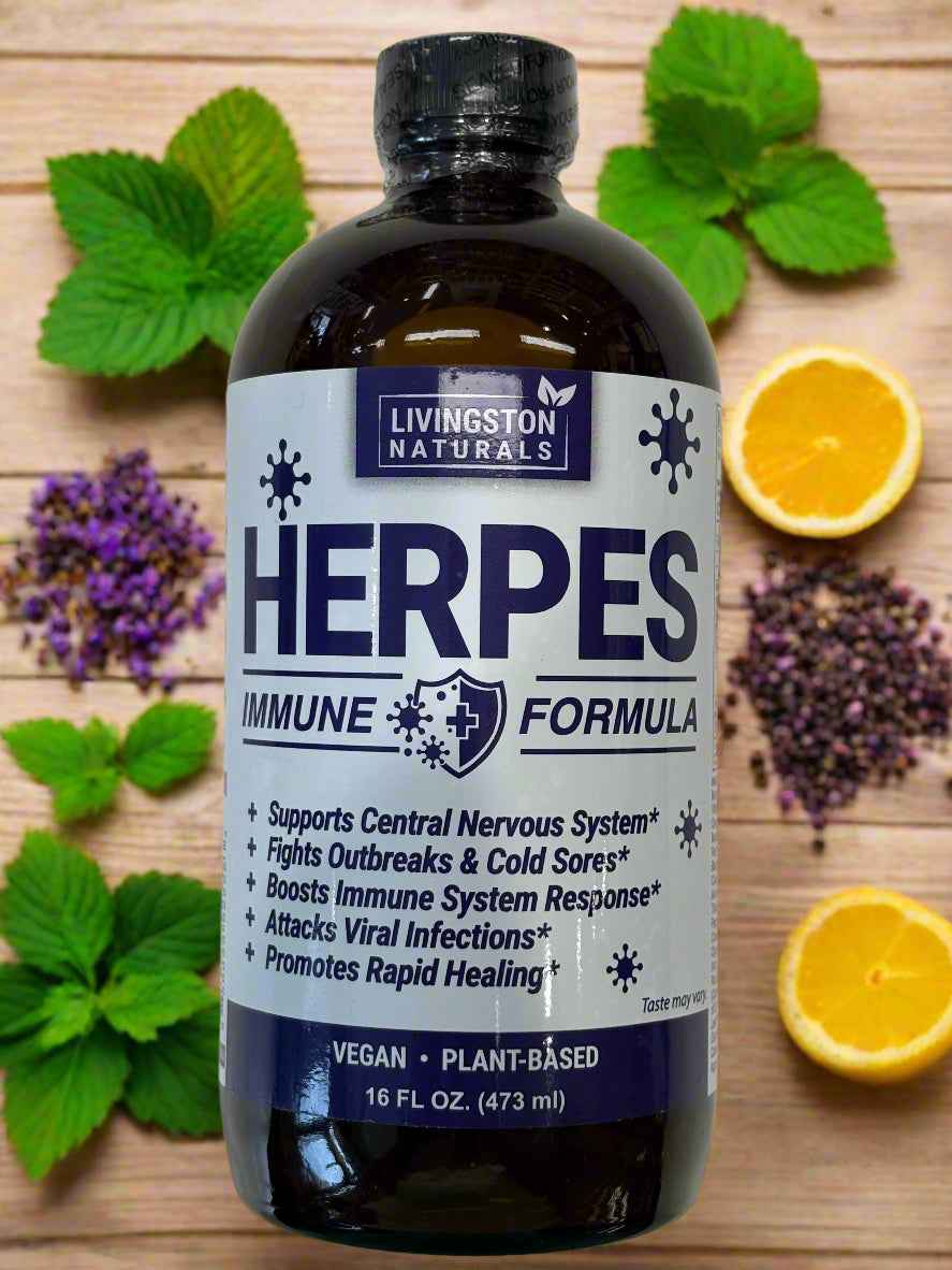 Natural Herpes Immune Support Formula – 16 fl oz by Livingston Naturals