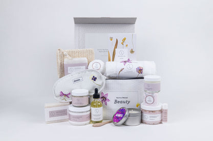 A Special Day Gift, Birthday Gift Basket, Lavender Natural Bath &amp; Body  DestGlow