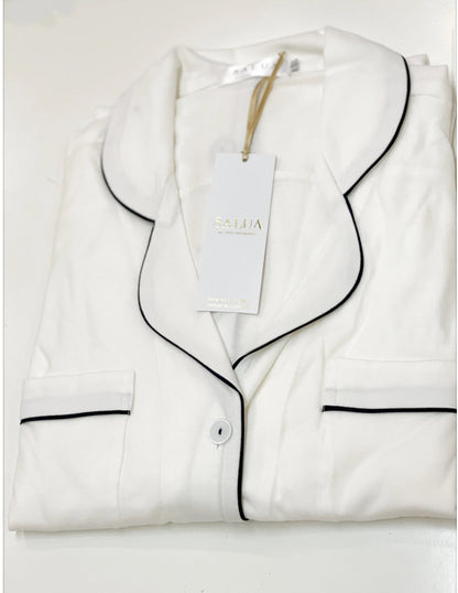 Classic Luxury Capri Pajamas in  Brushed Pima Cotton