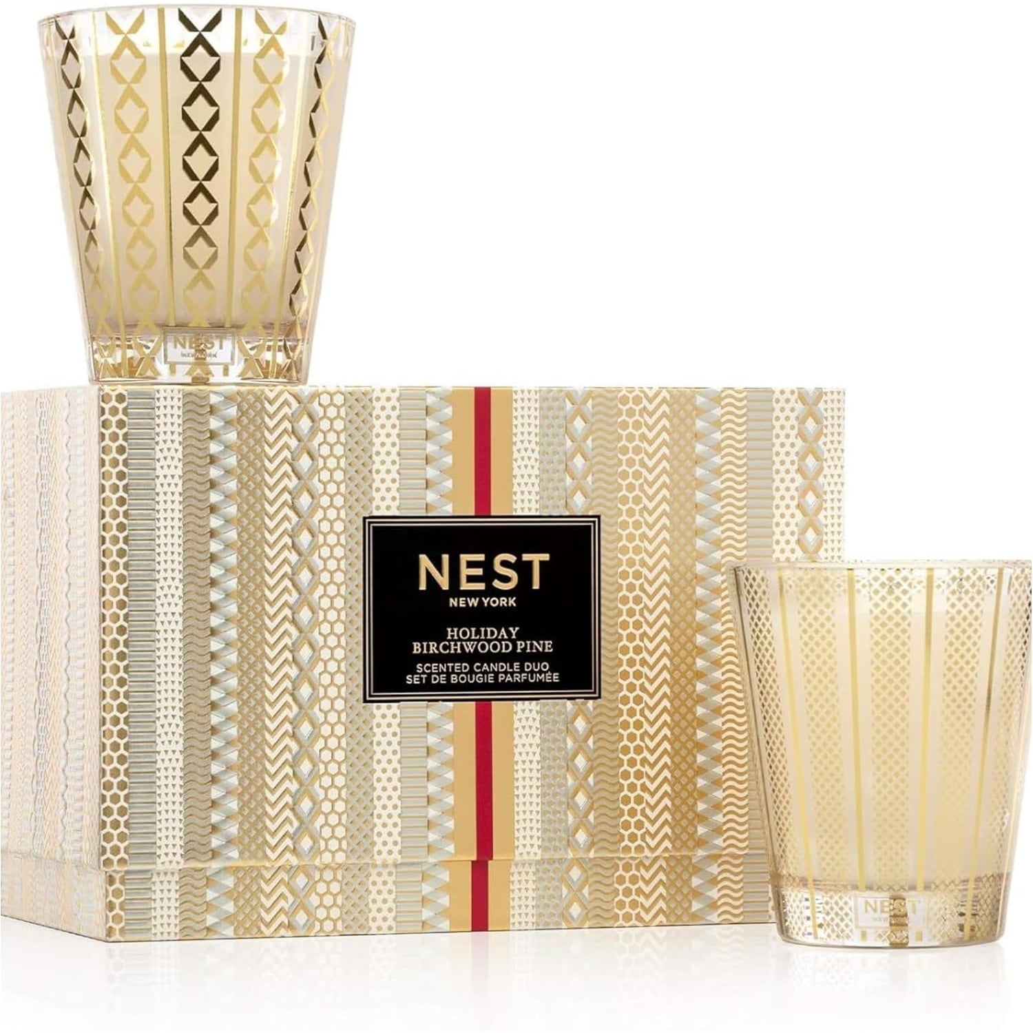 Nest New York Holiday &amp; Birchwood Pine Classic Candle Set by Nava Beauty