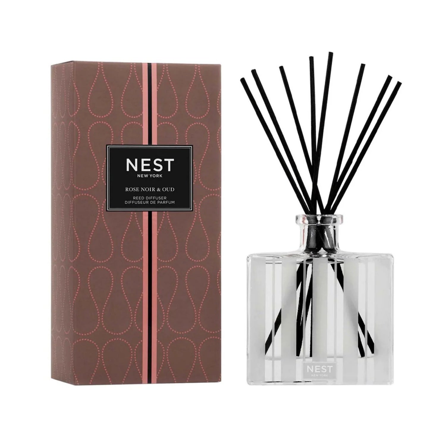 Nest New York Rose Noir &amp; Oud Reed Diffuser 5.9 OZ by Nava Beauty