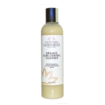 Organic Acne Control Cleanser - Hemp Seed Oil Face & Body Wash
