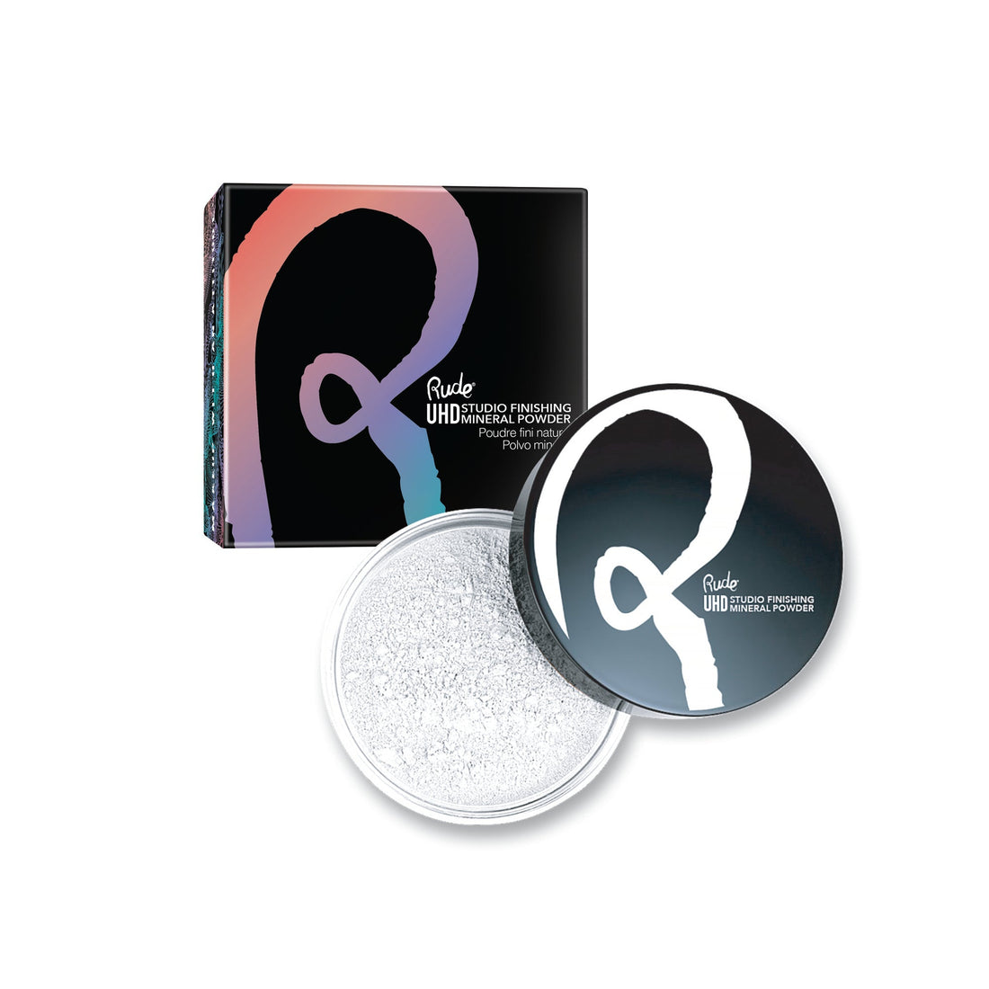 RUDE Ultra High Definition Studio Finishing Mineral Powder - Translucent - DestGlow