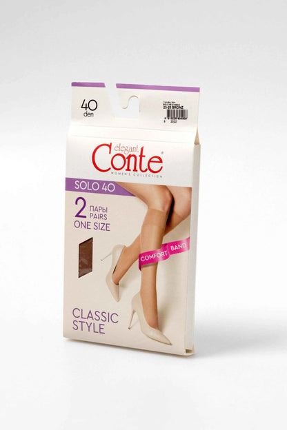 Knee Highs Conte Solo 40 Den (2 pairs)