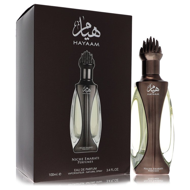 Niche Emarati Hayaam by Lattafa Eau De Parfum Spray (Unisex) 3.4 oz for Men 