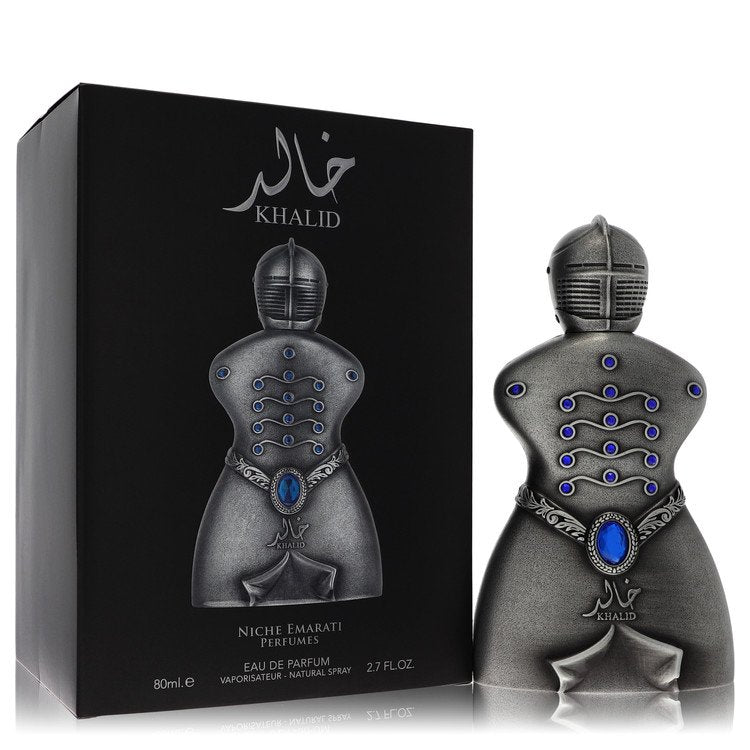 Niche Emarati Khalid by Lattafa Eau De Parfum Spray (Unisex) 2.7 oz for Men 