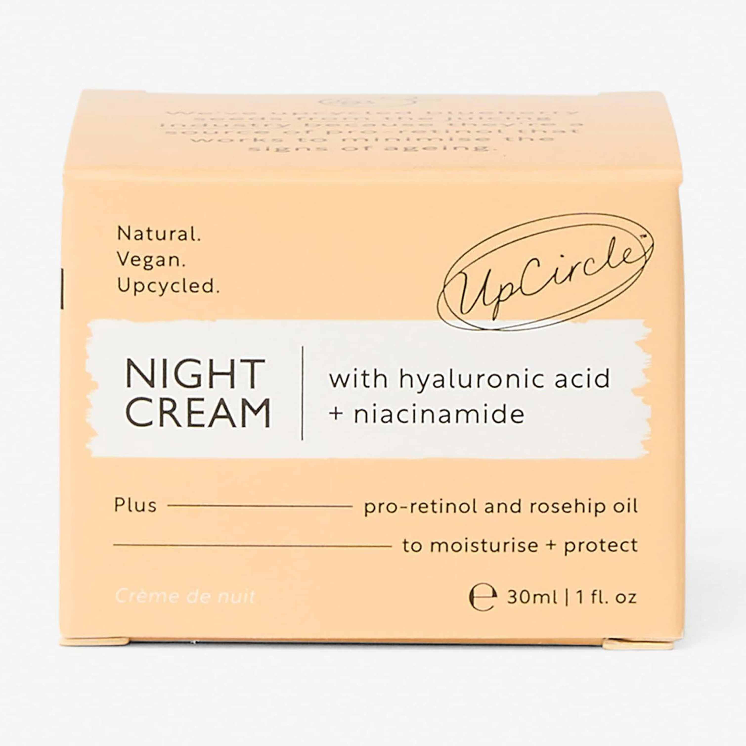 Night Cream with Hyaluronic Acid + Niacinamide - Travel Size