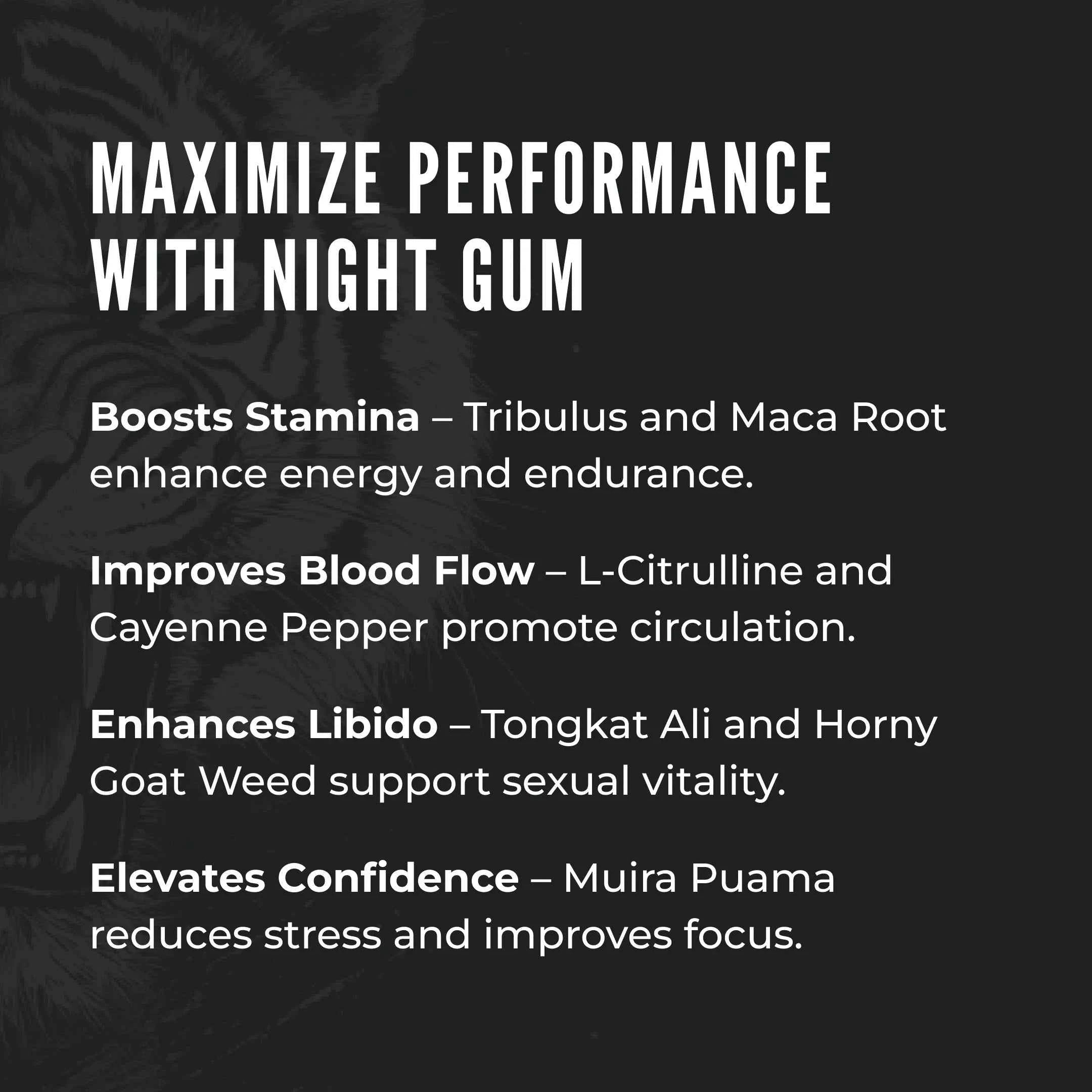 Night Gum Male Power Boost
