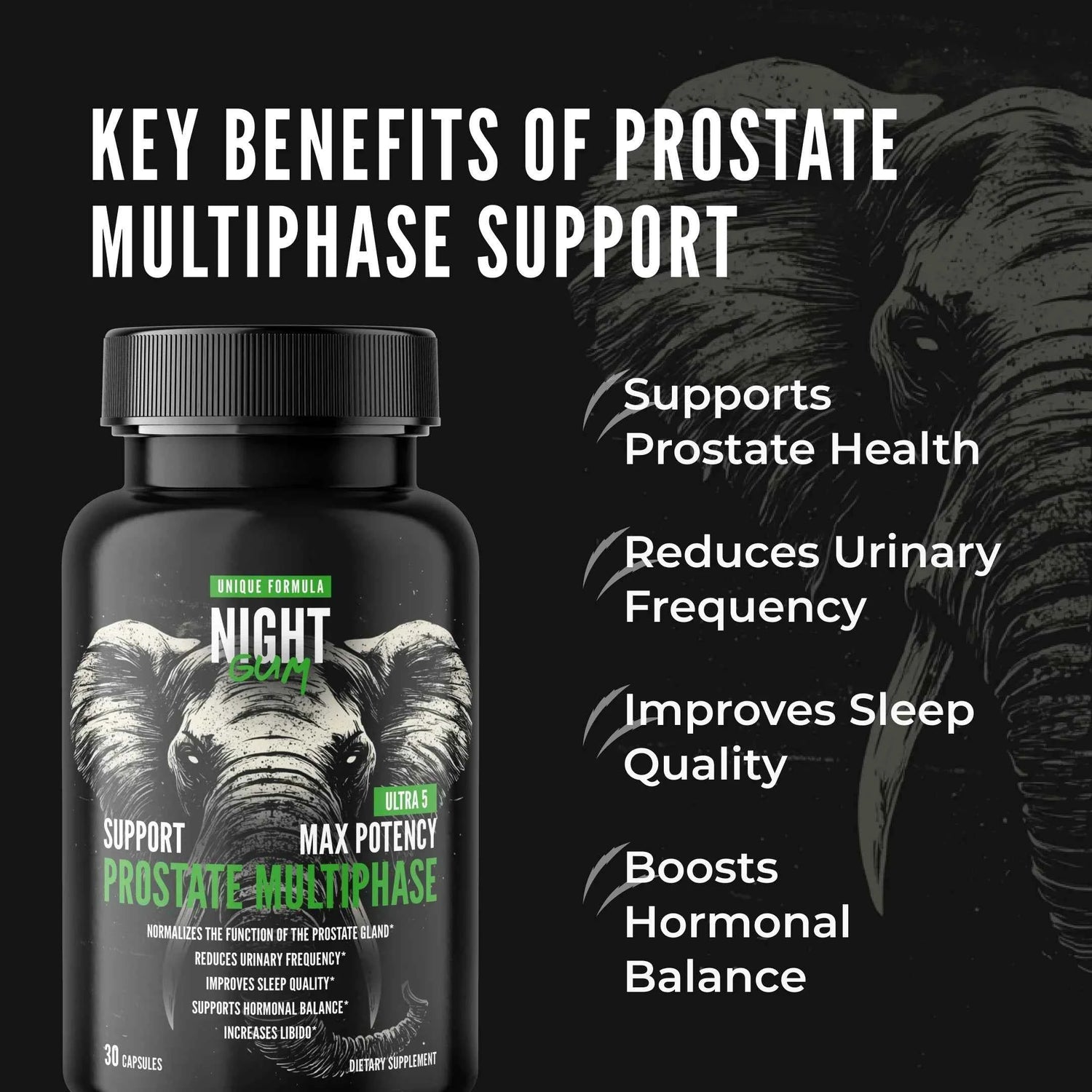 Night Gum Prostate Max Support