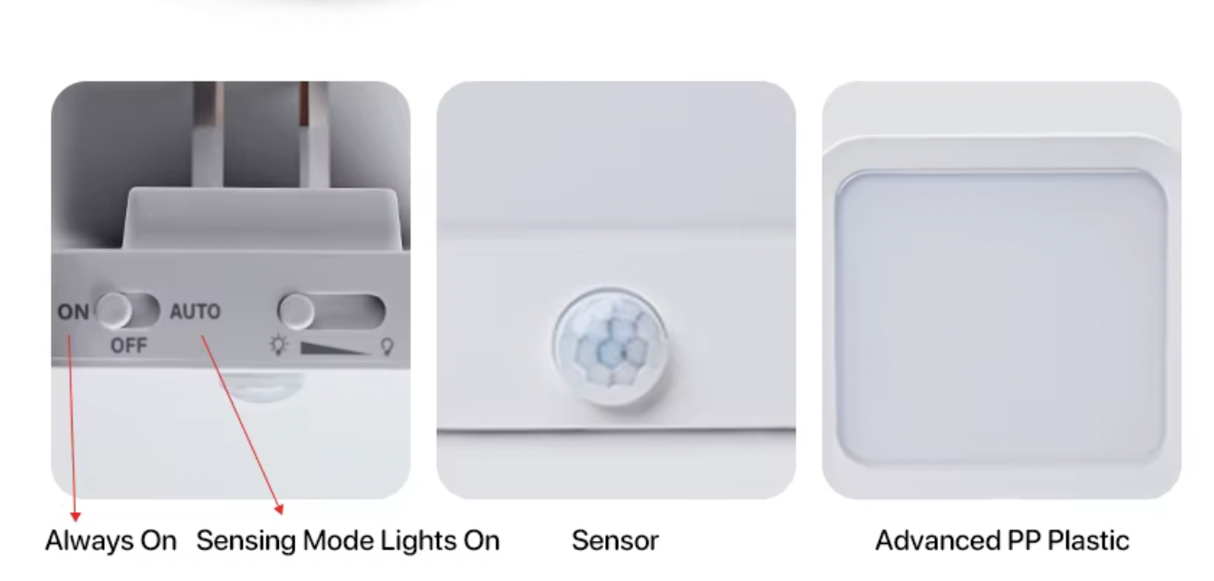 Nightlight - Motion Sensing Red Circadian Friendly