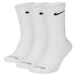 Nike Adult 3-Pack Everyday Plus Cushioned Socks - White by Denim Exchange